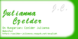 julianna czelder business card